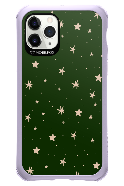 Forest Green Stars - Apple iPhone 11 Pro