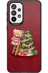 Christmas Bear (Burgundy) - Samsung Galaxy A73