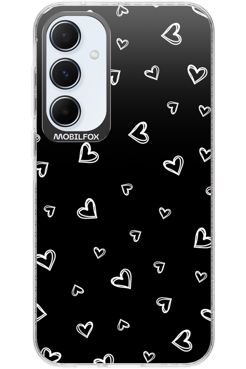 Monochrome Hearts 2.0 - Samsung Galaxy A55