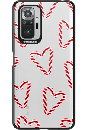 Candy Cane Hearts - Xiaomi Redmi Note 10S