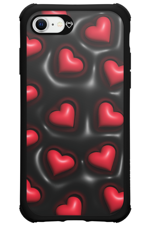 Hearts in love - Apple iPhone 8