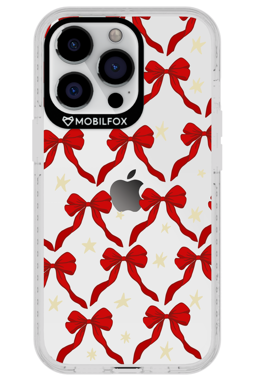 Bow & Stars (Transparent) - Apple iPhone 13 Pro