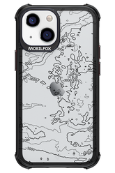 Contour Map - Apple iPhone 13 Mini
