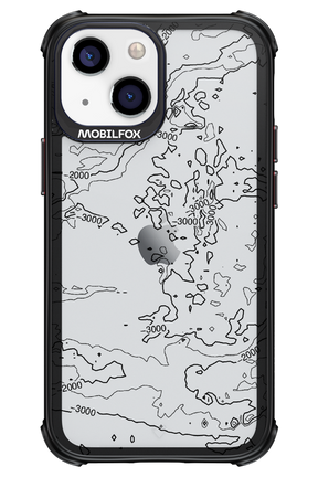 Contour Map - Apple iPhone 13 Mini