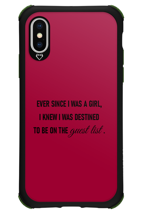 Guest List - Apple iPhone XS