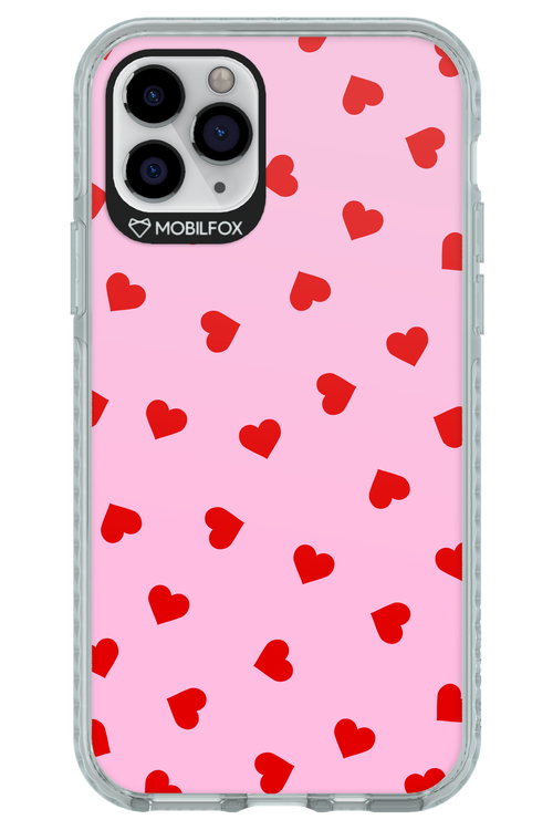 Sprinkle Heart Pink - Apple iPhone 11 Pro