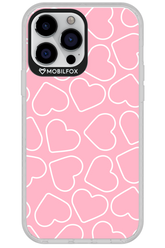 Line Heart Pink - Apple iPhone 13 Pro Max