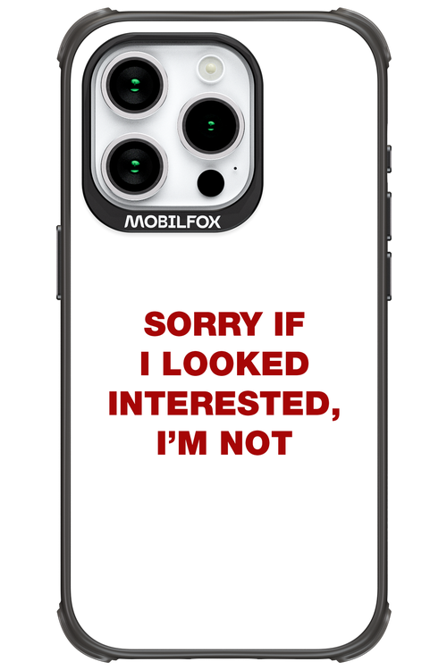 I'm not - Apple iPhone 15 Pro