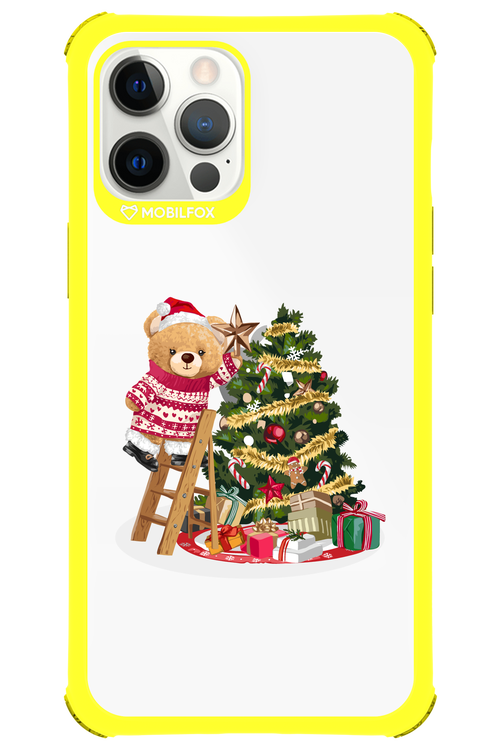 Christmas Bear (Transparent) - Apple iPhone 12 Pro Max