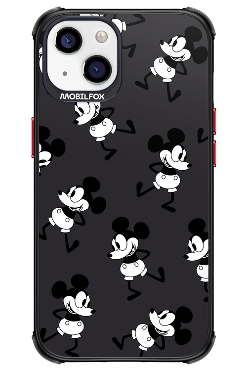Iconic Mouse (antracite pattern) - Apple iPhone 13