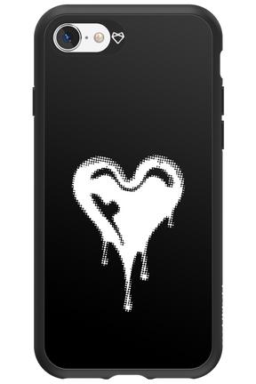 Heart Black - Apple iPhone SE 2022
