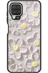 White Flowers - Samsung Galaxy A12