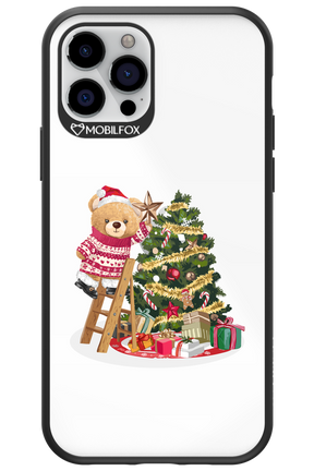 Christmas Bear (Transparent) - Apple iPhone 12 Pro