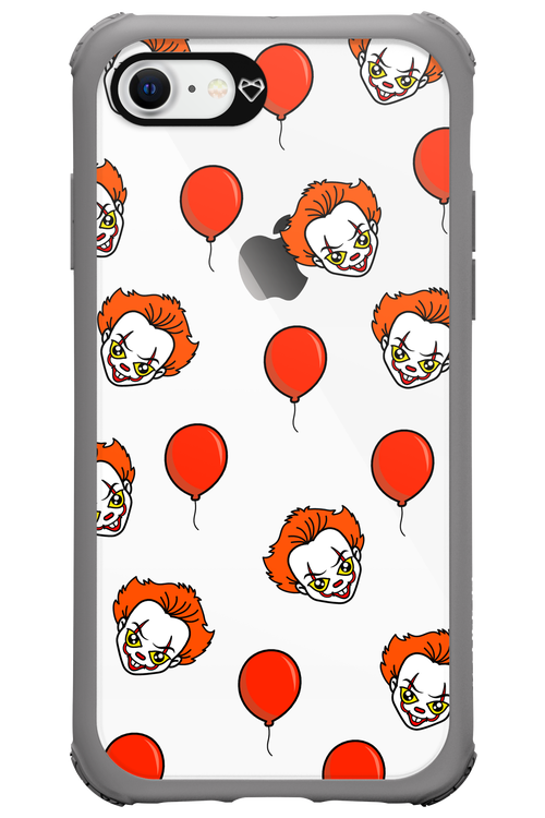 Mystery Clown (Transparent) - Apple iPhone 8