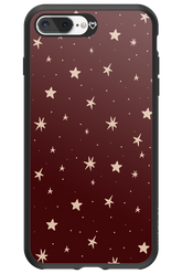 Burgundy Stars - Apple iPhone 8 Plus