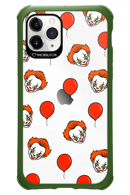 Mystery Clown (Transparent) - Apple iPhone 11 Pro