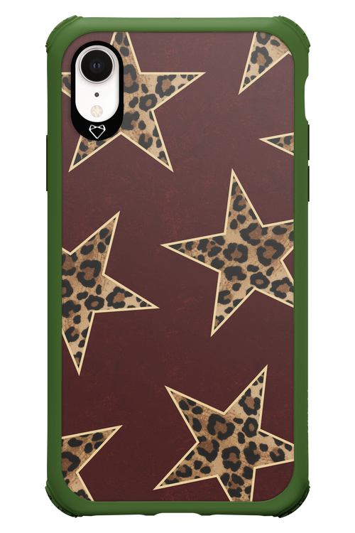 Wild Stars Burgundy - Apple iPhone XR