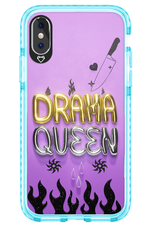 Drama Queen Purple - Apple iPhone X