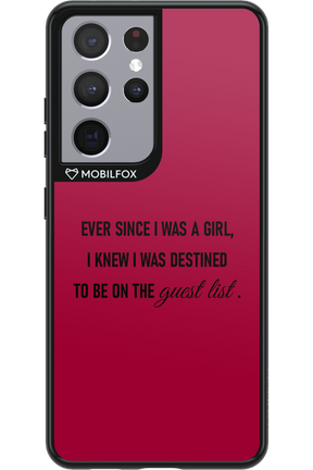 Guest List - Samsung Galaxy S21 Ultra