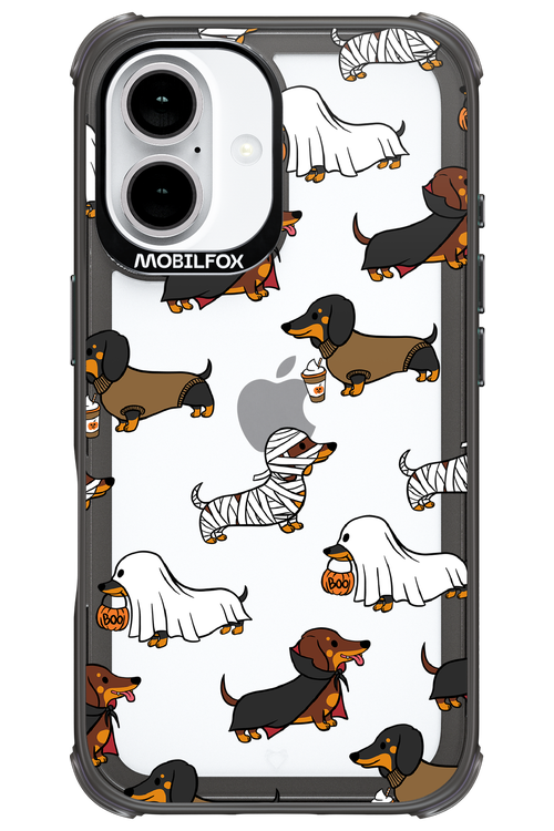 Scary Dachshund (Transparent) - Apple iPhone 16