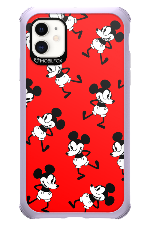 Iconic Mouse (red pattern) - Apple iPhone 11