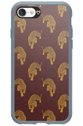 Burgundy Leopard Pattern - Apple iPhone 7
