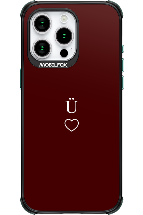 U Burgundia II 2.0 - Apple iPhone 15 Pro Max