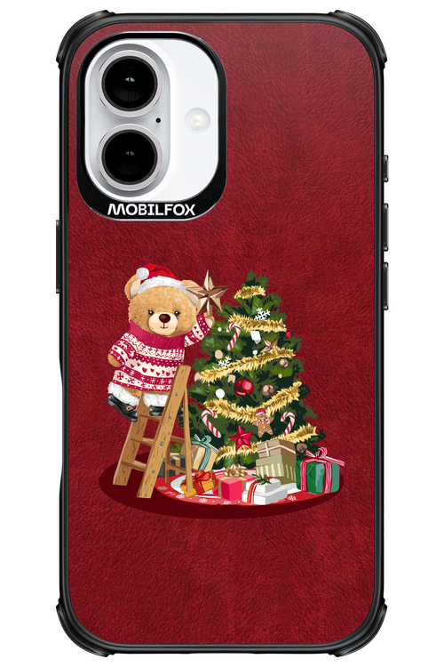 Christmas Bear (Burgundy) - Apple iPhone 16
