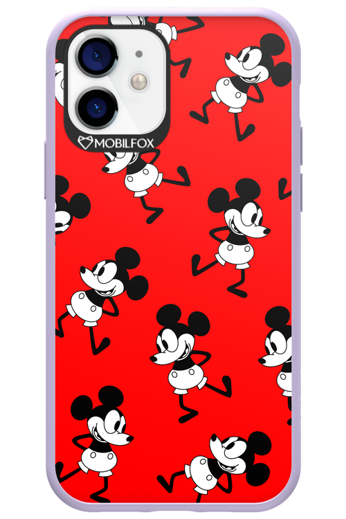 Iconic Mouse (red pattern) - Apple iPhone 12