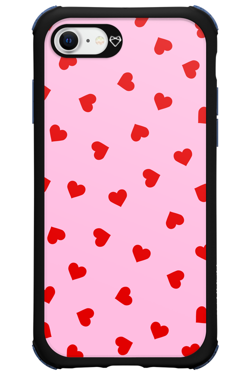 Sprinkle Heart Pink - Apple iPhone SE 2020