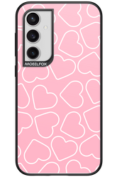 Line Heart Pink - Samsung Galaxy S23 FE