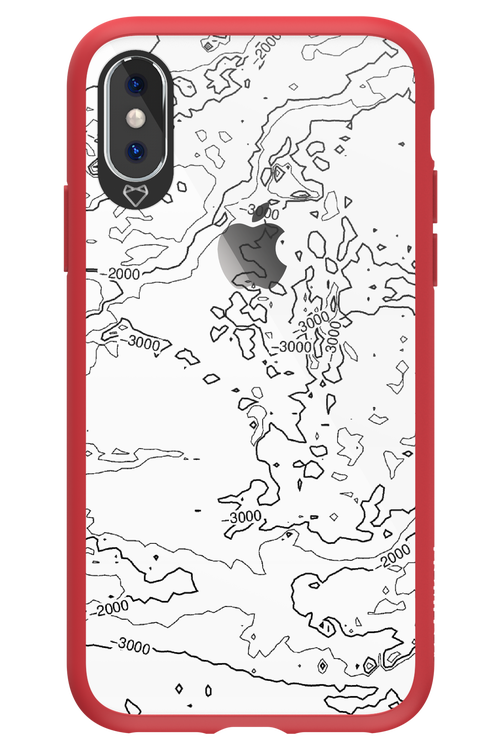 Contour Map - Apple iPhone X