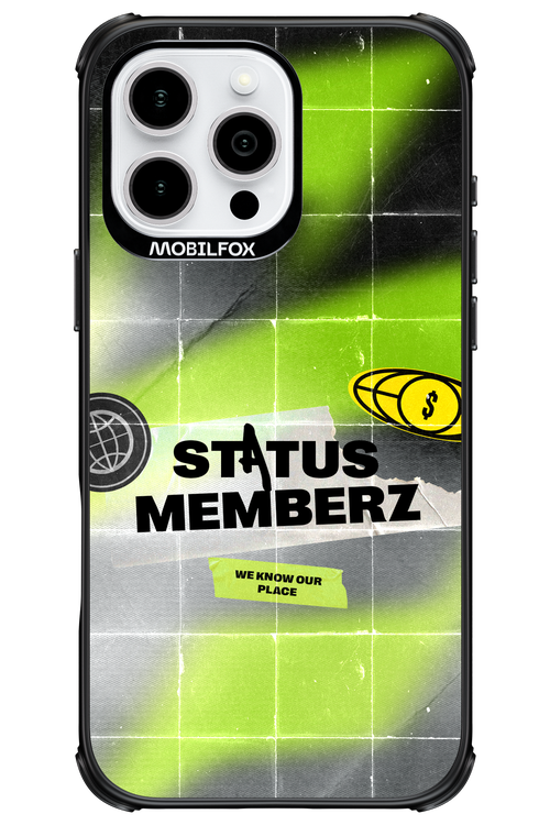 Status Memberz - Apple iPhone 16 Pro Max