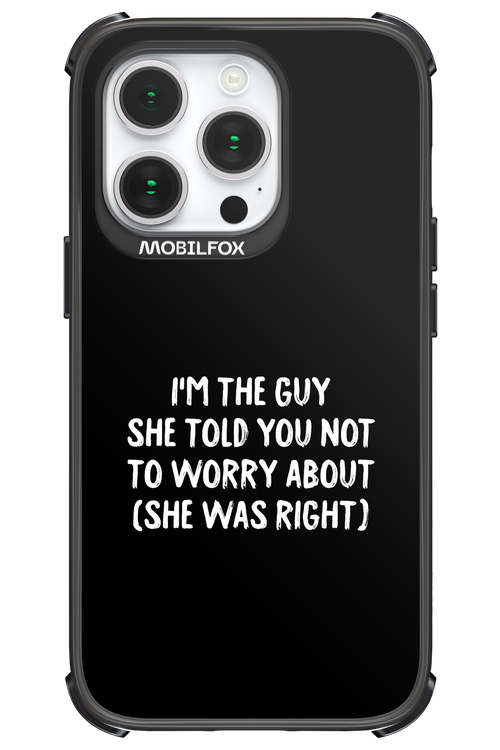 She was right 2.0 - Apple iPhone 14 Pro