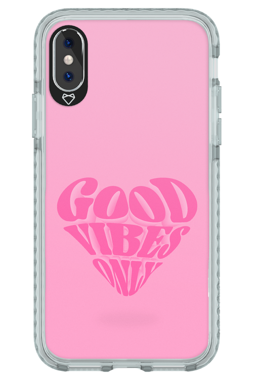 Good Vibes Heart - Apple iPhone X