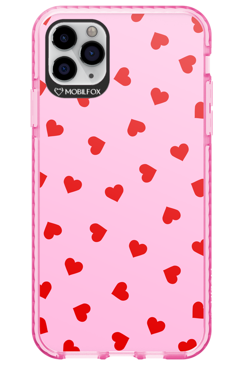 Sprinkle Heart Pink - Apple iPhone 11 Pro Max