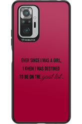 Guest List - Xiaomi Redmi Note 10S