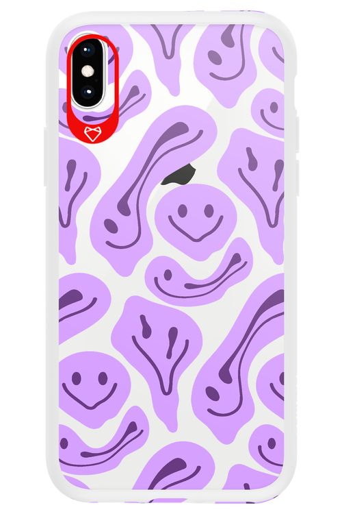 Fluid Smiley Purple - Apple iPhone XS