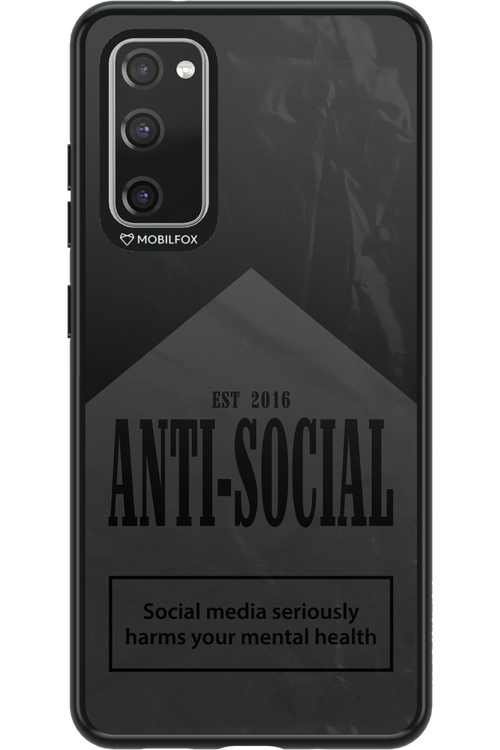 ANTI-SOCIAL (BLVCK) 2.0 - Samsung Galaxy S20 FE