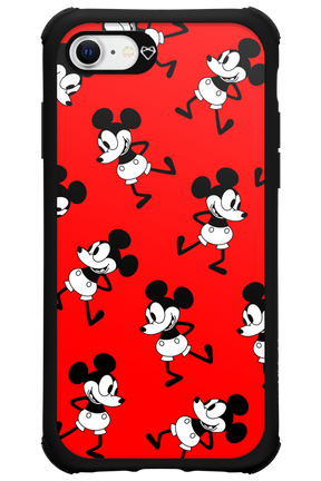 Iconic Mouse (red pattern) - Apple iPhone SE 2022