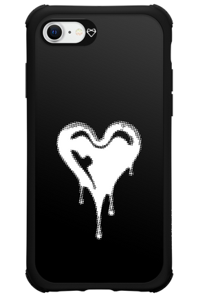 Heart Black - Apple iPhone SE 2022