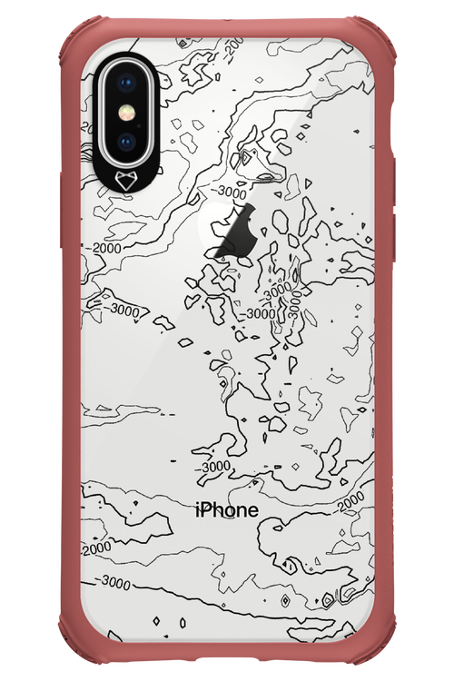 Contour Map - Apple iPhone X