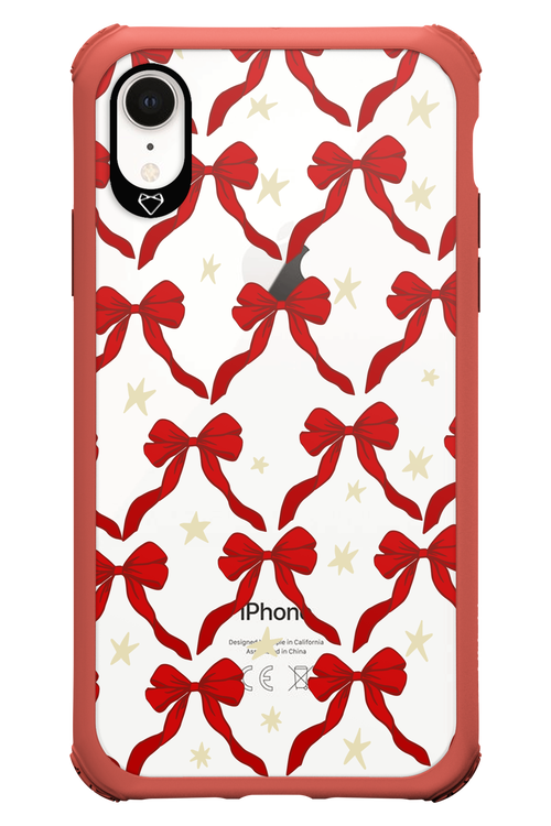 Bow & Stars (Transparent) - Apple iPhone XR
