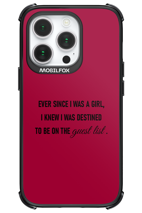 Guest List - Apple iPhone 14 Pro