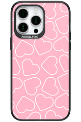 Line Heart Pink - Apple iPhone 15 Pro Max