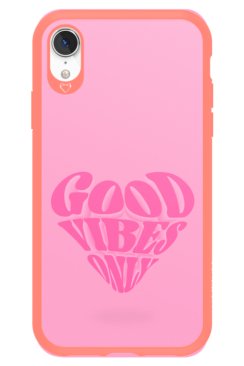 Good Vibes Heart - Apple iPhone XR