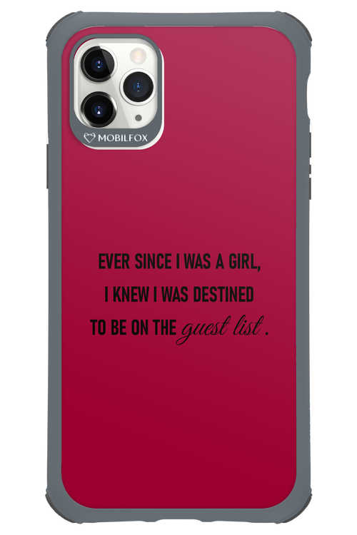 Guest List - Apple iPhone 11 Pro Max