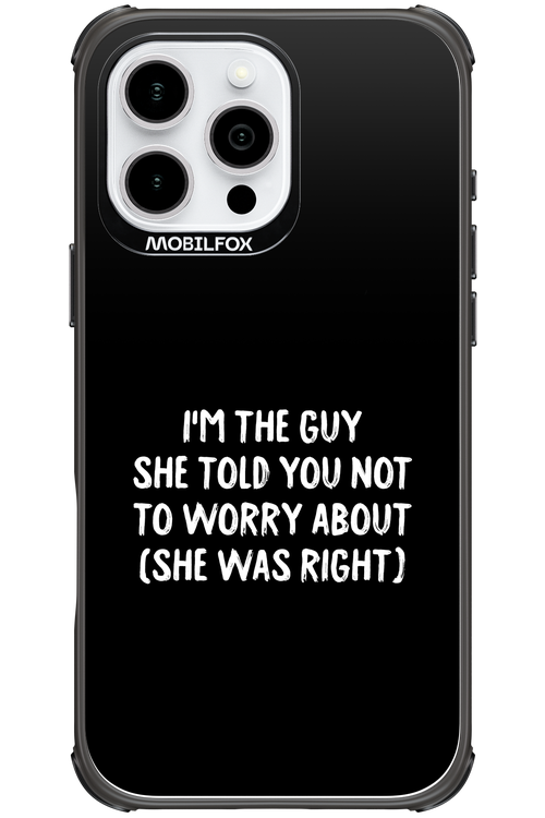 She was right 2.0 - Apple iPhone 16 Pro Max