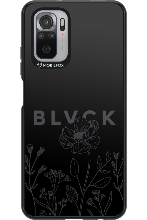 Black Flowers - Xiaomi Redmi Note 10