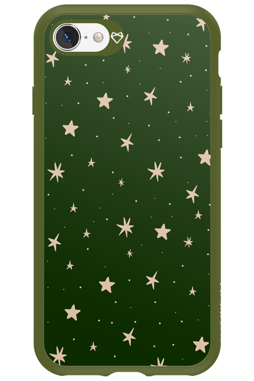 Forest Green Stars - Apple iPhone 8
